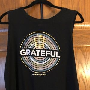 Spiritual Gangster Sleeveless “Grateful” tee